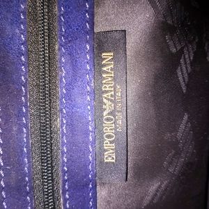 Emporio armani purple handbag